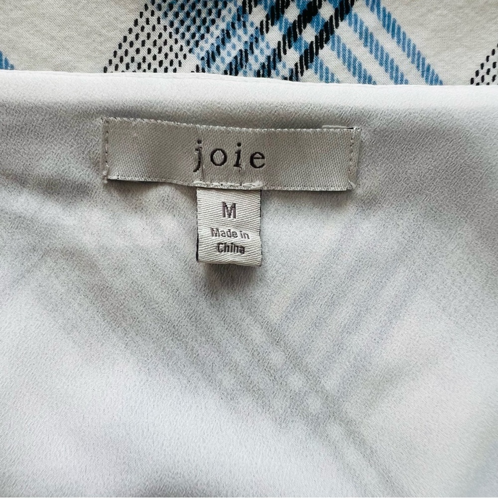 Joie Abiah Plaid Silk Midi Dress - Picture 7 of 8